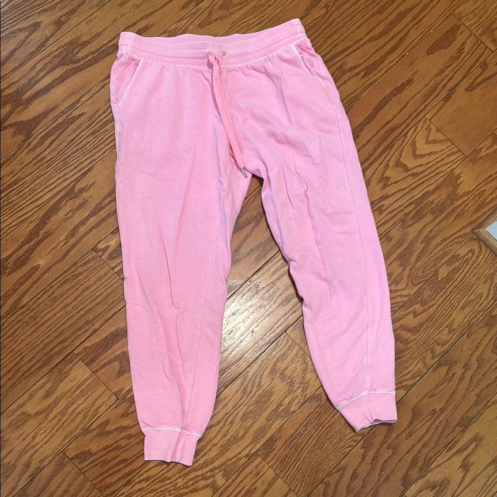Old Navy Pink Jogger Sweatpants with Elastic Cuffs